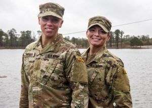 the first enlisted female Guard Soldiers to graduate Ranger School